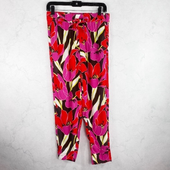 [Kate Spade] Classic Tropical Floral Pants - Picture 5 of 8